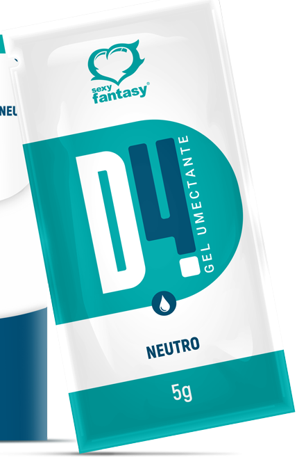R$4,00 - D4 Gel Umectante Lubrificante Neutro Sachê 5g